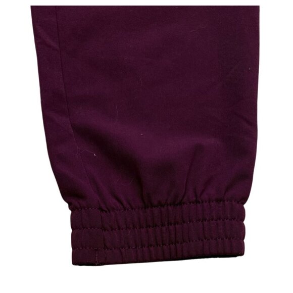 Cherokee Euphoria Scrubs/Uniform Mid Rise Jogger Pant Wine XS Medical NWT - Picture 7 of 8
